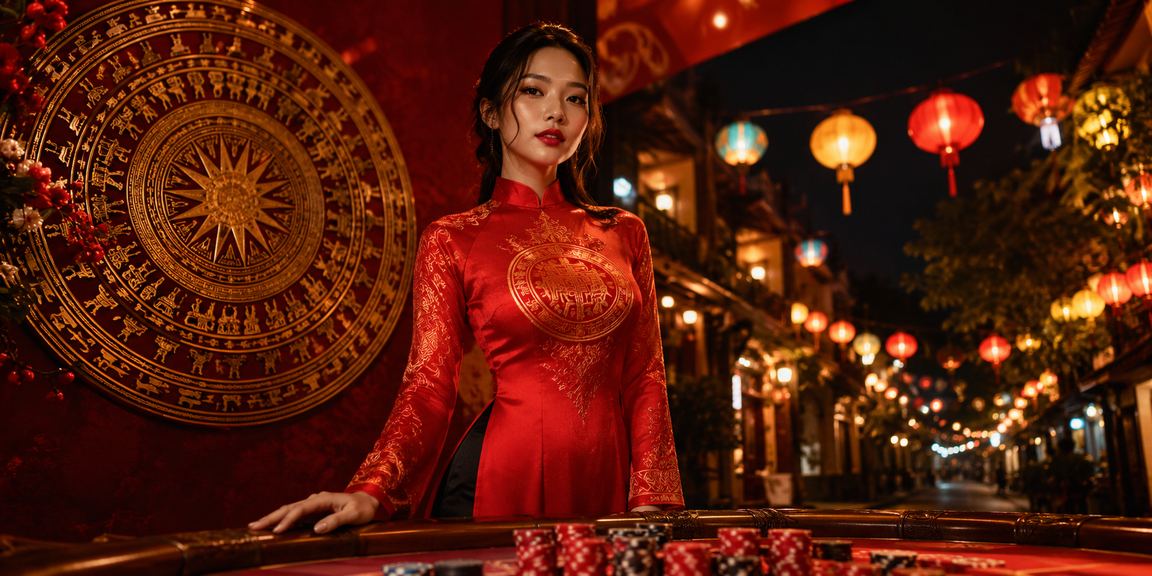 Người dùng tại Hà Nội trong trang phục áo dài truyền thống theo dõi trò chơi trực tuyến